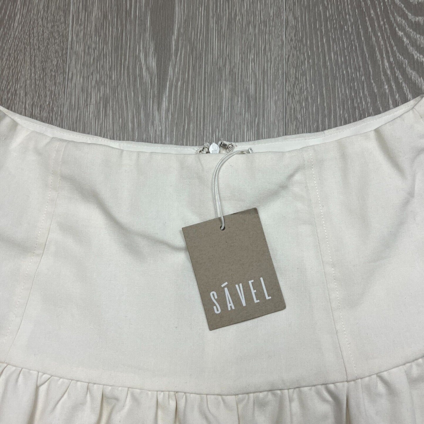 Savel Womens White Miller Skirt Size AU 12 / US 8 (new)