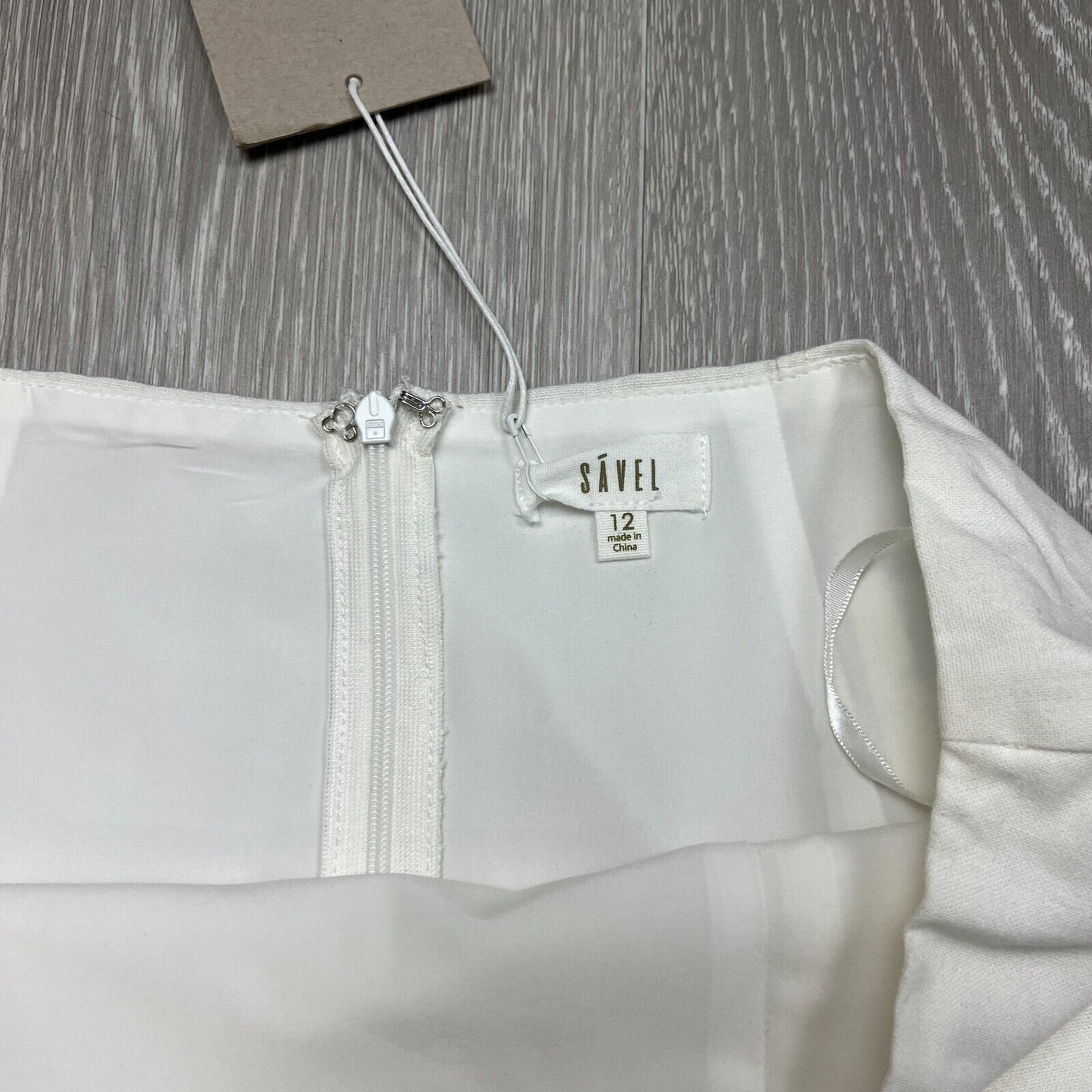 Savel Womens White Miller Skirt Size AU 12 / US 8 (new)