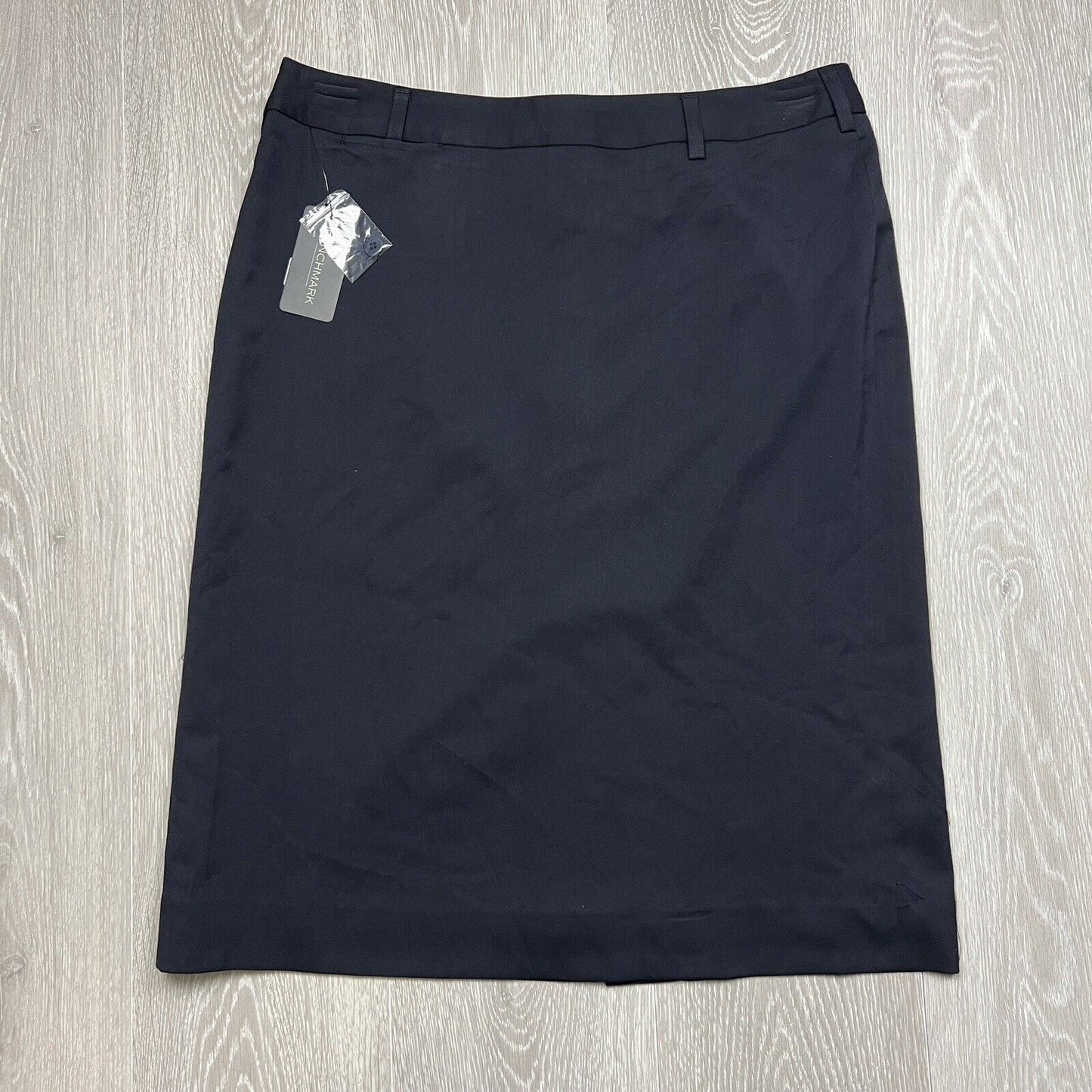 Benchmark Womens Black Pencil Skirt Size 12 (New)