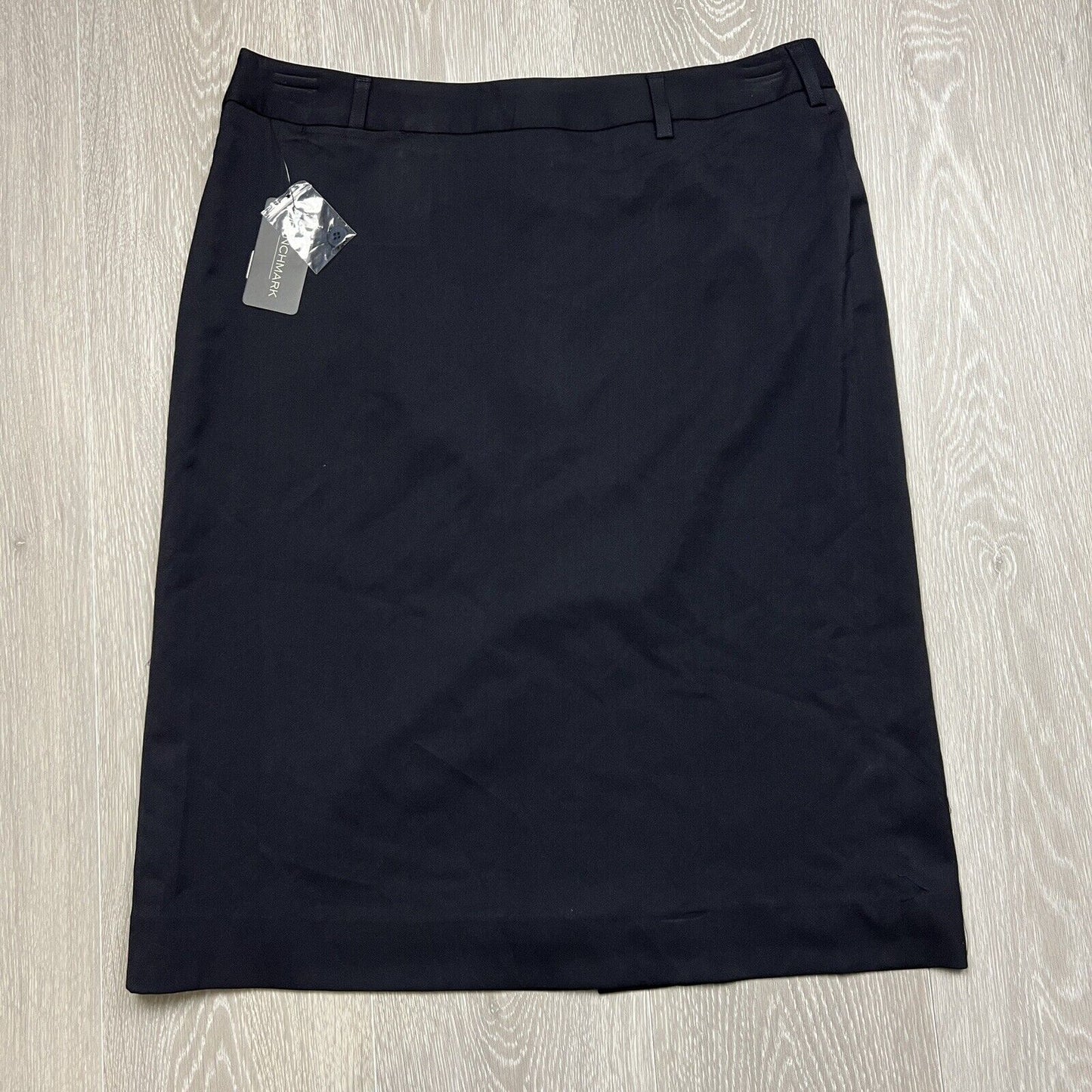 Benchmark Womens Black Pencil Skirt Size 12 (New)