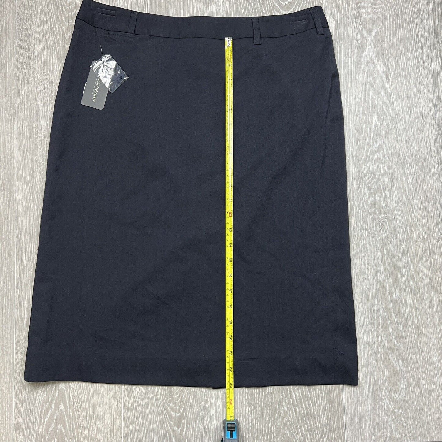 Benchmark Womens Black Pencil Skirt Size 12 (New)