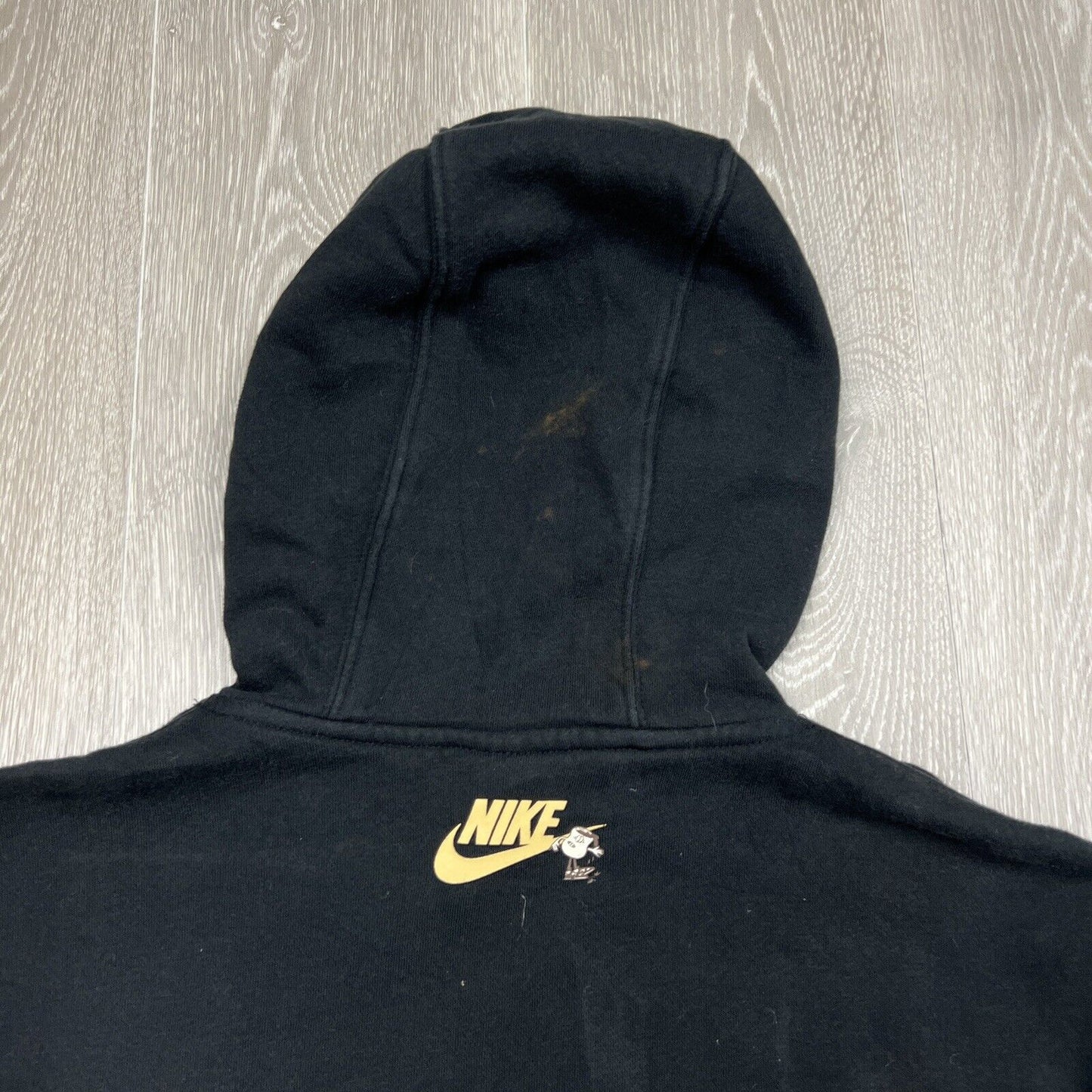 Nike Mens Black Pullover Hoodie Coffee Part of Your Daily Routine Size Large