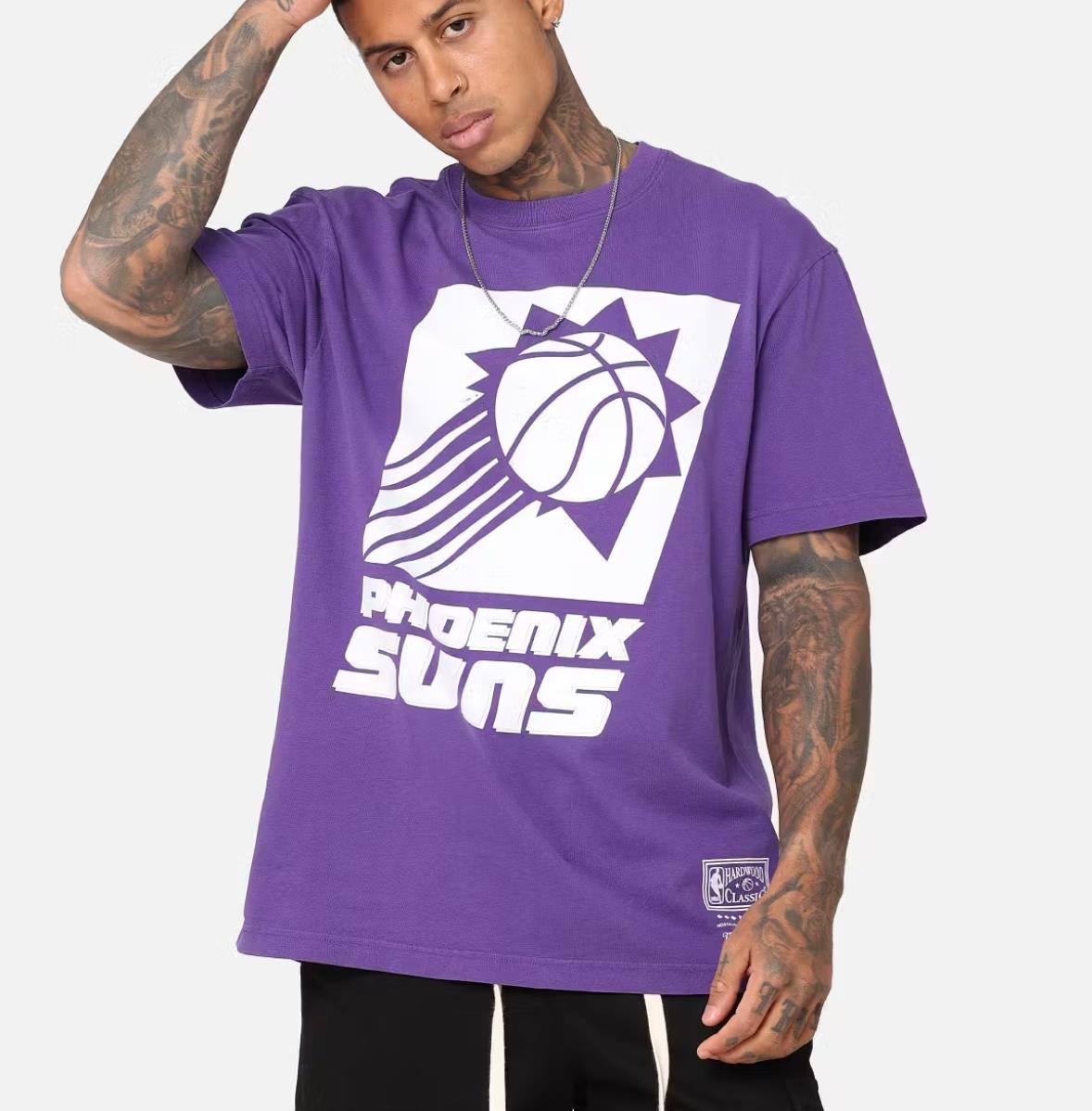 Mitchell & Ness Mens Phoenix Suns Large Logo T-Shirt Size M (New)