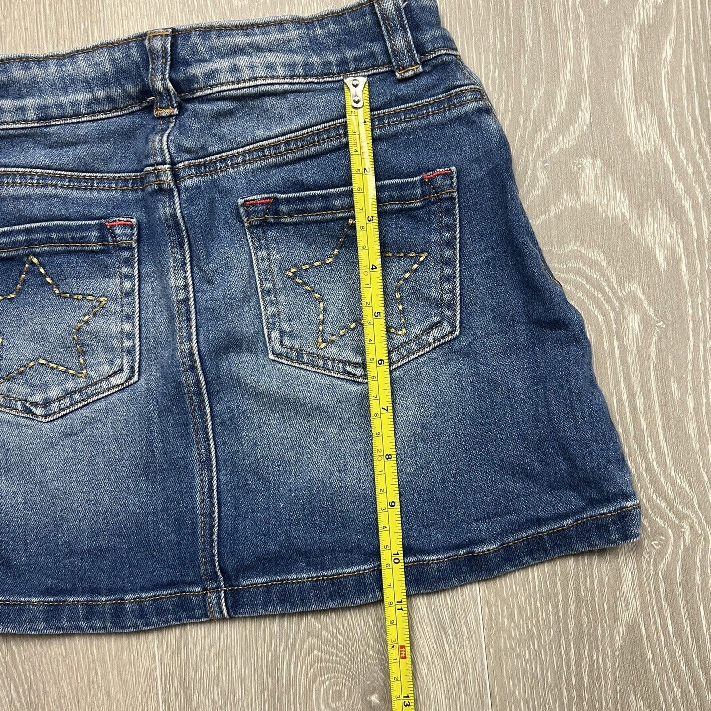 Boden Girls Blue Denim Skirt Size 8-9 Years