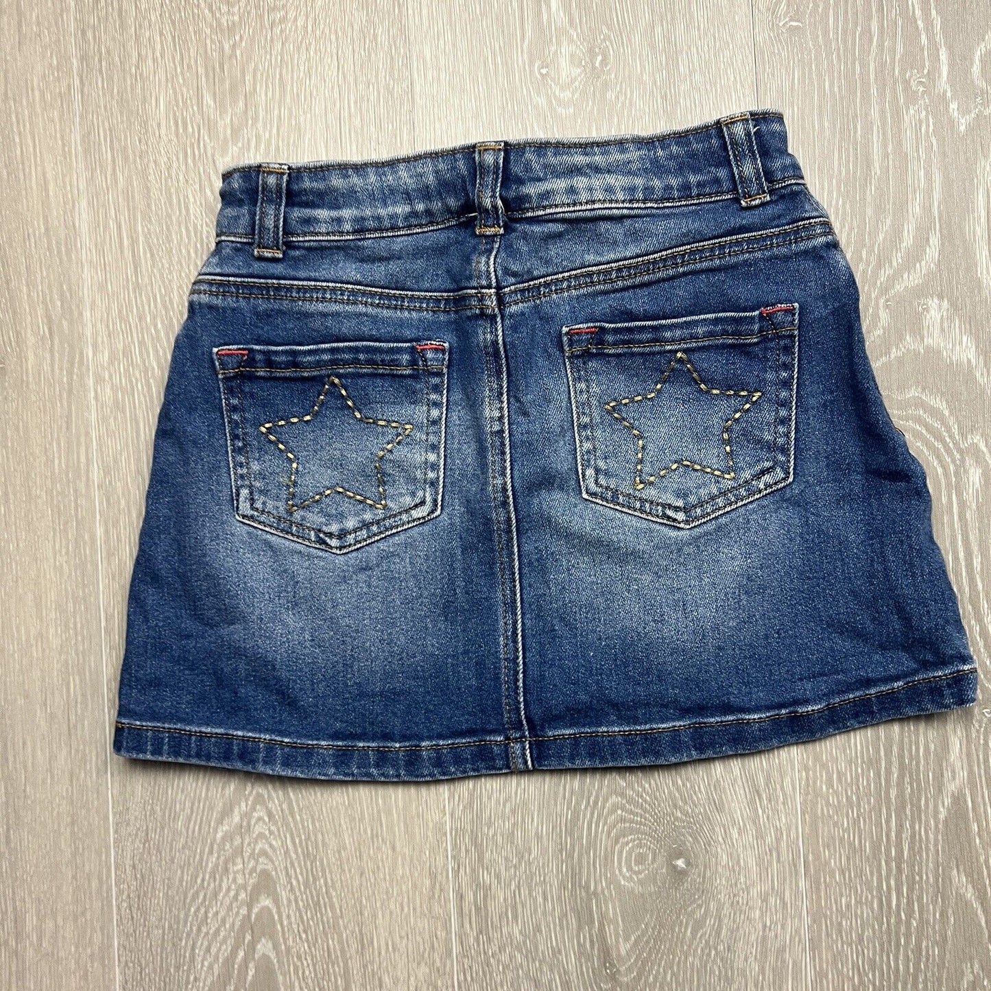 Boden Girls Blue Denim Skirt Size 8-9 Years