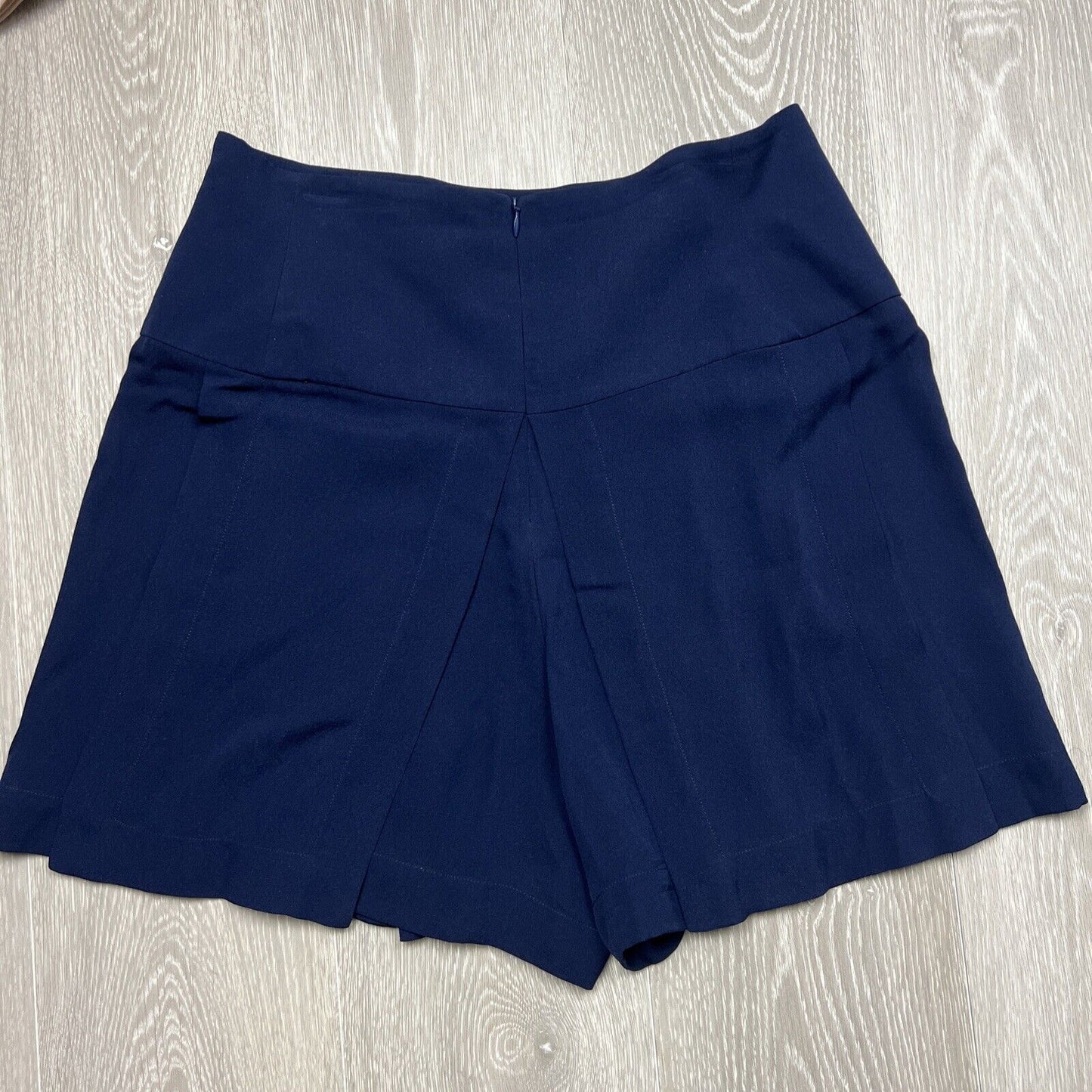 KITX Womens Blue 100% Silk Shorts Size 12