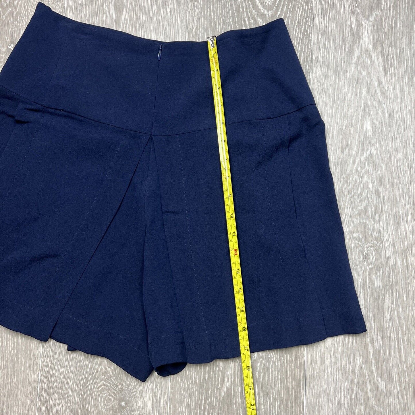 KITX Womens Blue 100% Silk Shorts Size 12