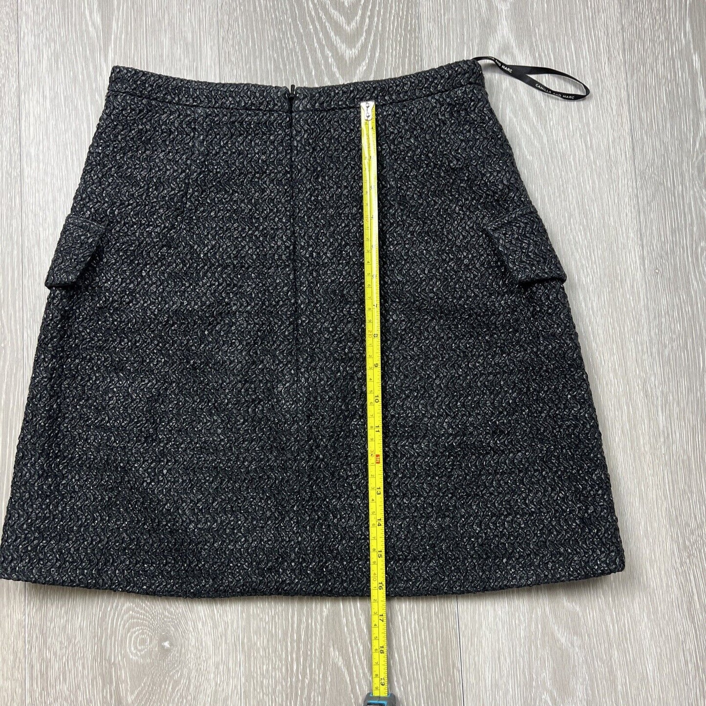 Camilla & Marc Womens Black Weave Skirt Size 6