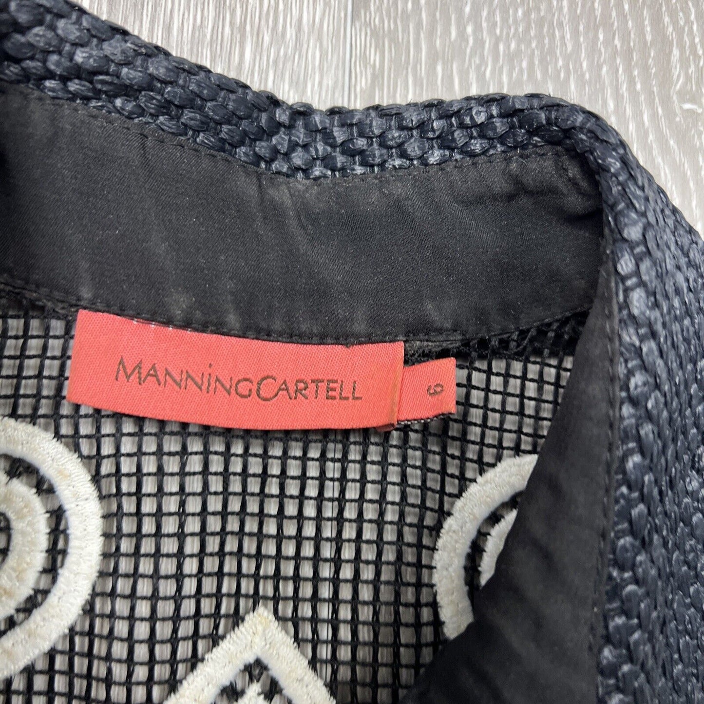 Manning Cartel Womens Zip Mesh Jacket Size 6