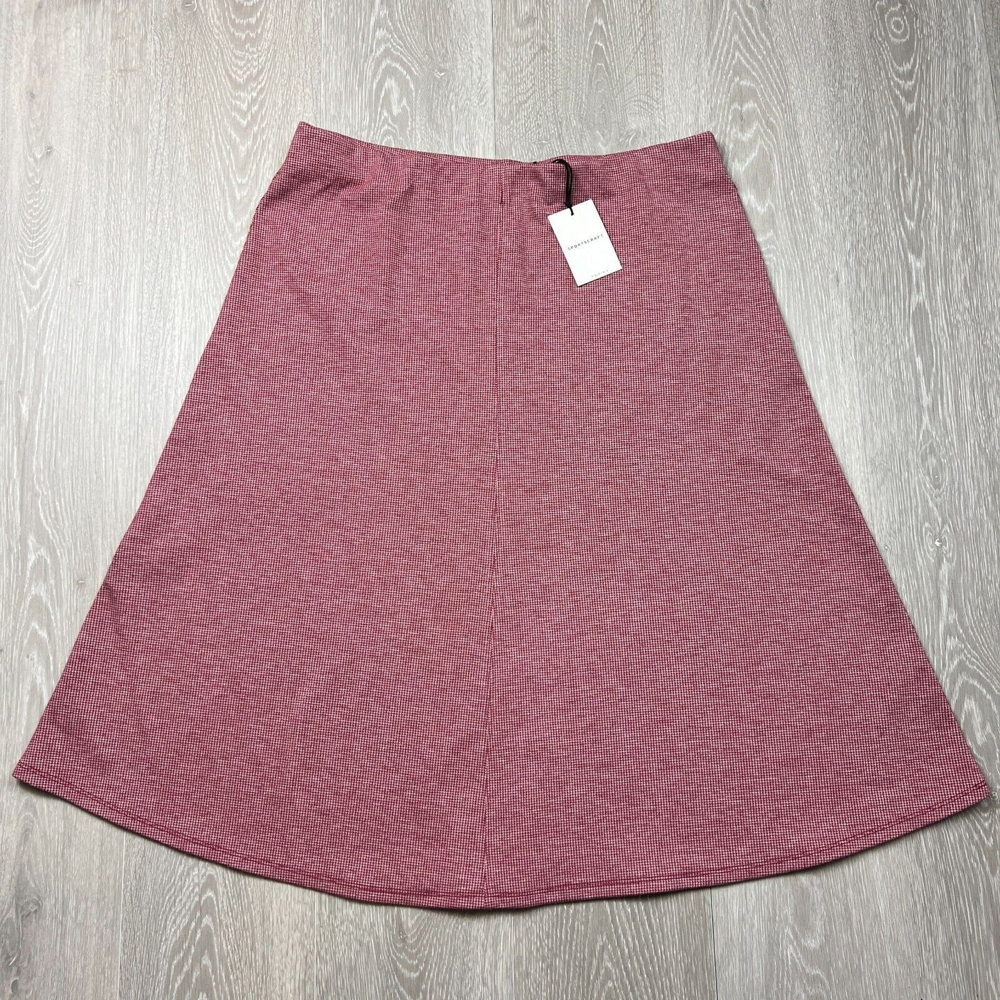 Sportscraft Womens Red Flared Skirt Size 14 (New)