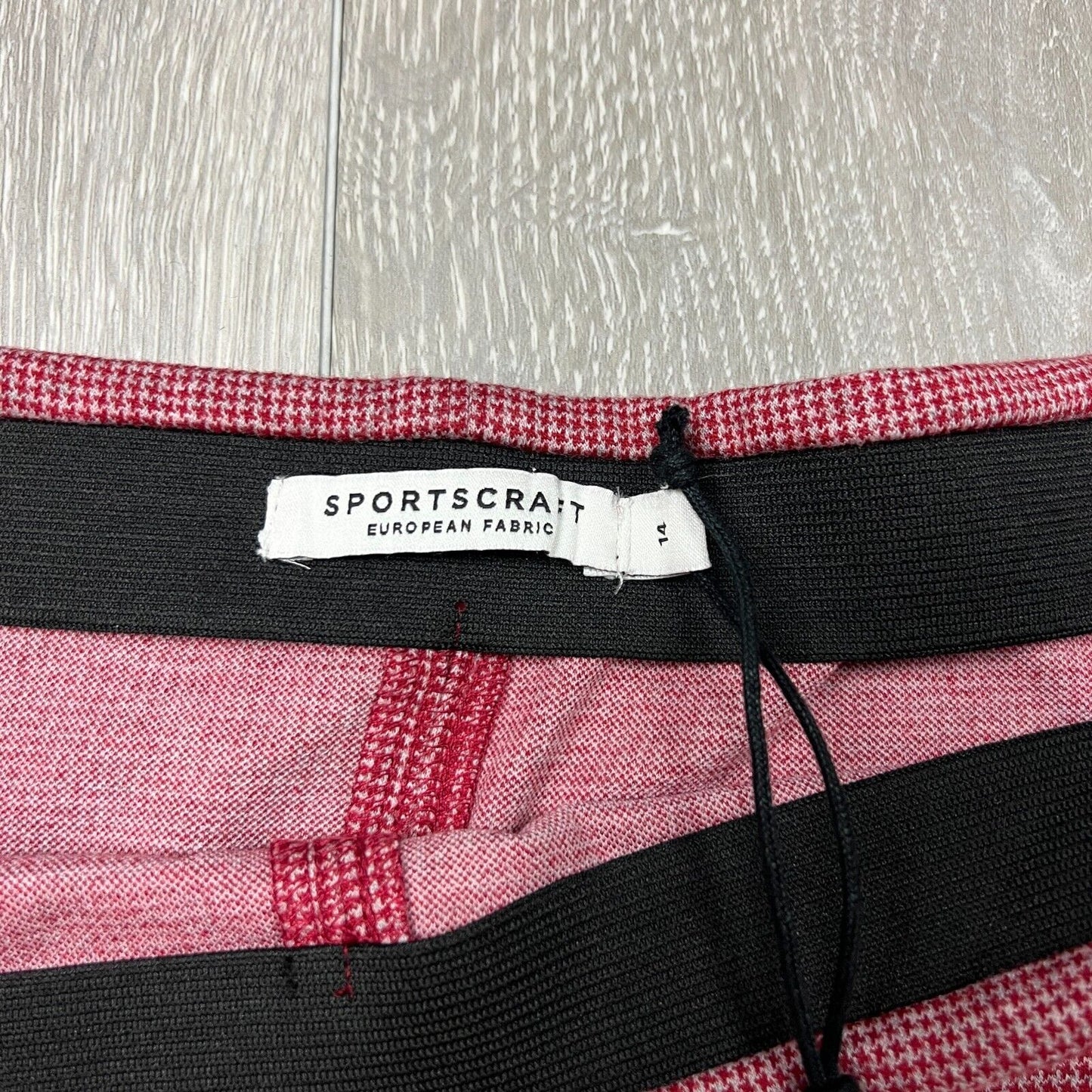 Sportscraft Womens Red Flared Skirt Size 14 (New)