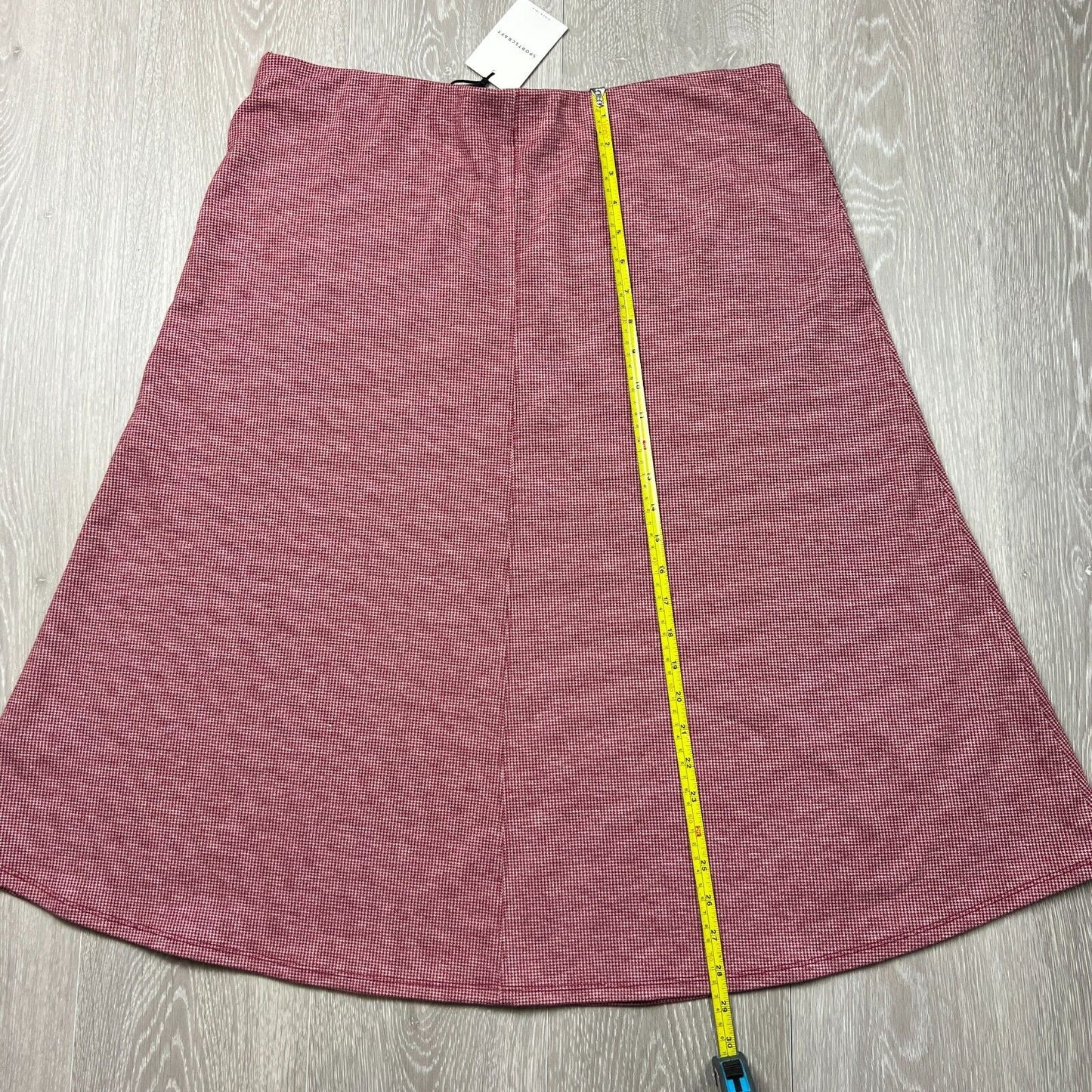 Sportscraft Womens Red Flared Skirt Size 14 (New)