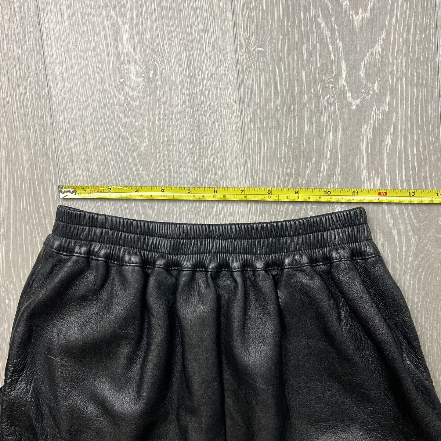 Steele Womens Black Leather Mini Skirt Size 8