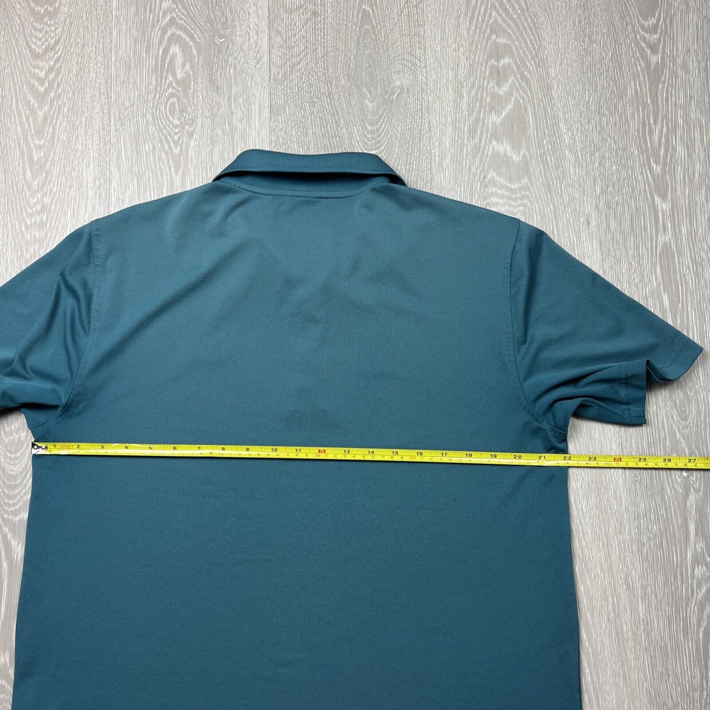 Greg Norman Mens Teal Green Short Sleeve Golf Polo Shirt Size Medium