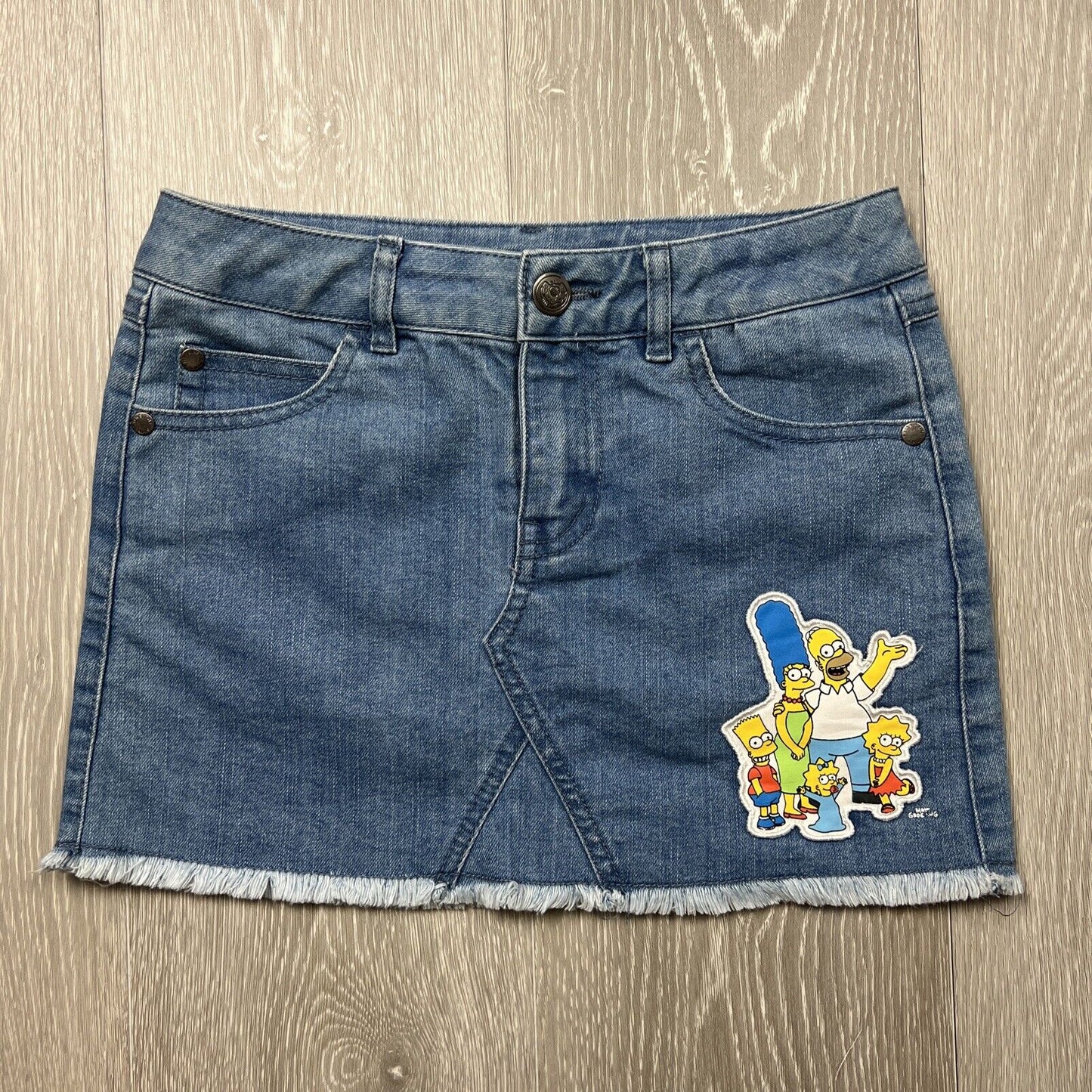 The Simpson’s Girls Blue Denim Skirt Size 8 Years