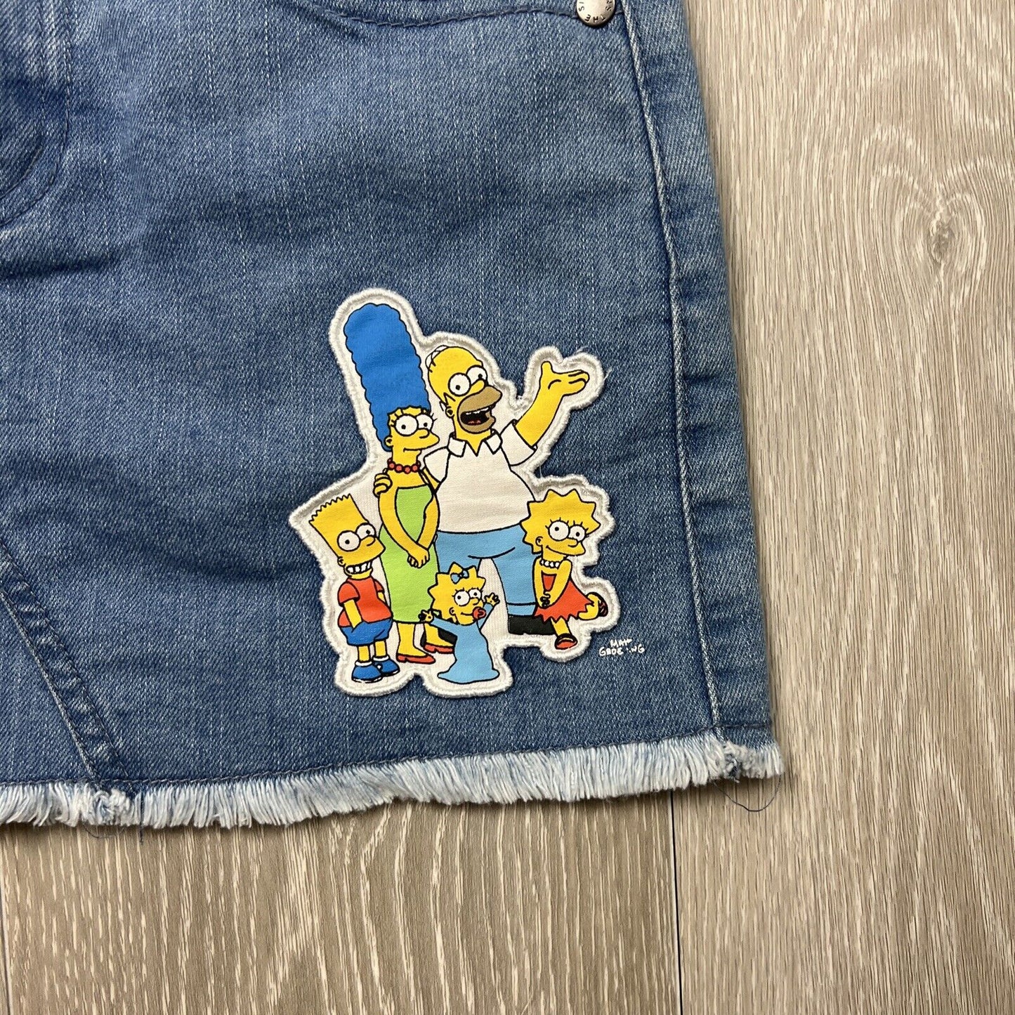 The Simpson’s Girls Blue Denim Skirt Size 8 Years