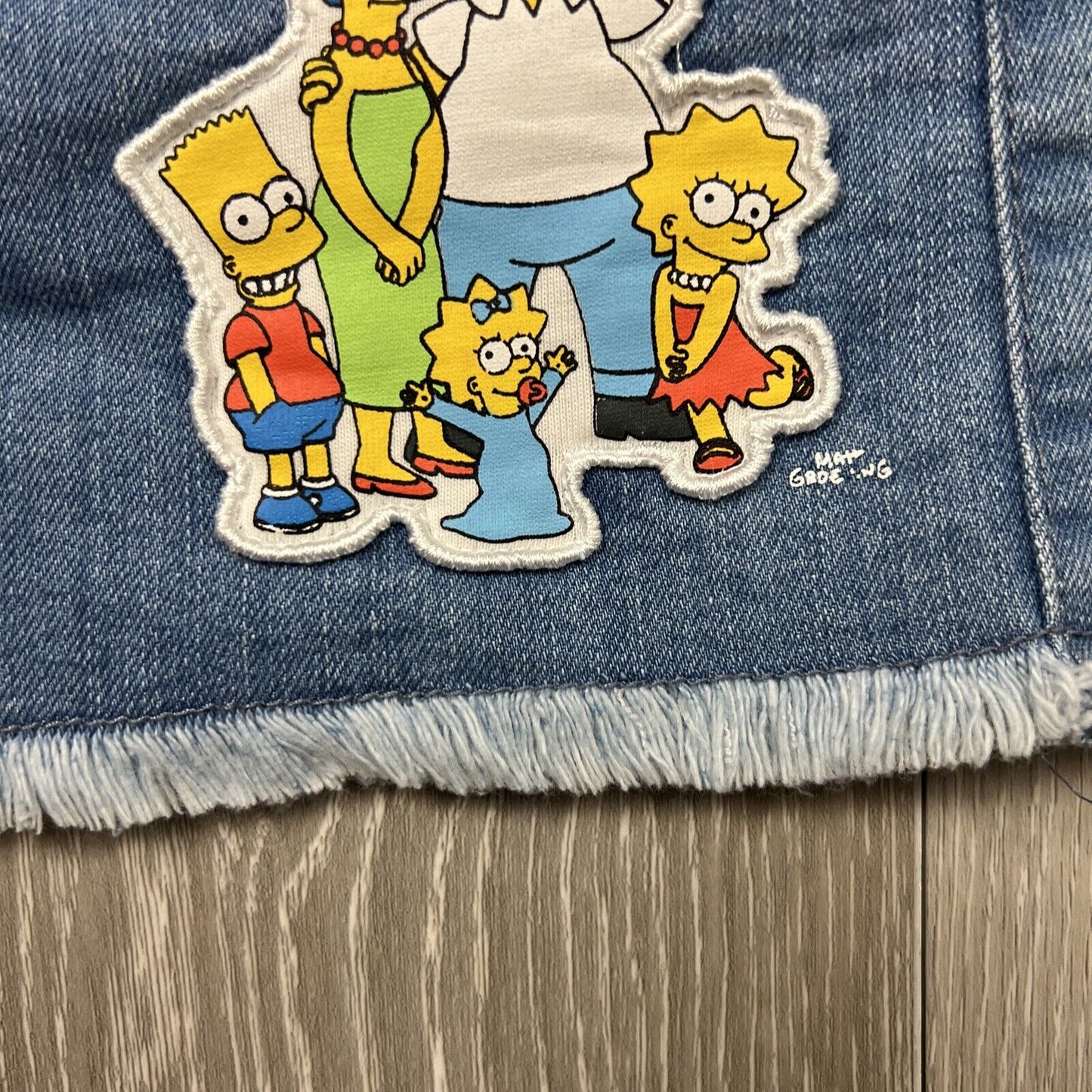 The Simpson’s Girls Blue Denim Skirt Size 8 Years