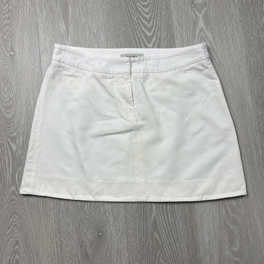 Jac & Jack Womens White Mini Skirt Size 12