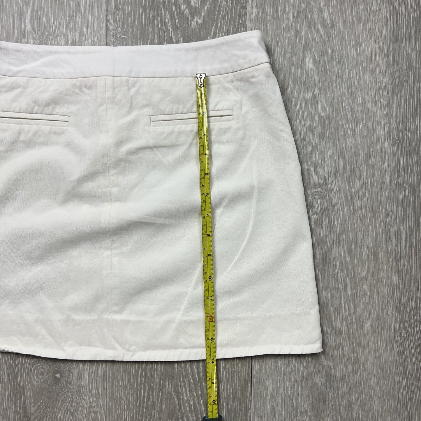 Jac & Jack Womens White Mini Skirt Size 12