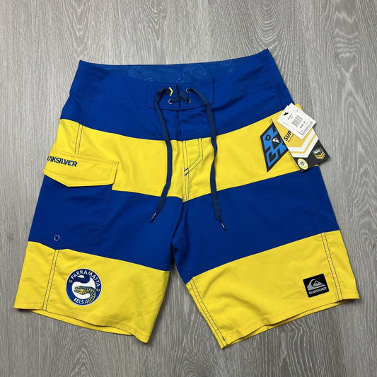 Quiksilver Mens Parramatta Eels Board Shorts Size 30 (New with grubby mark)