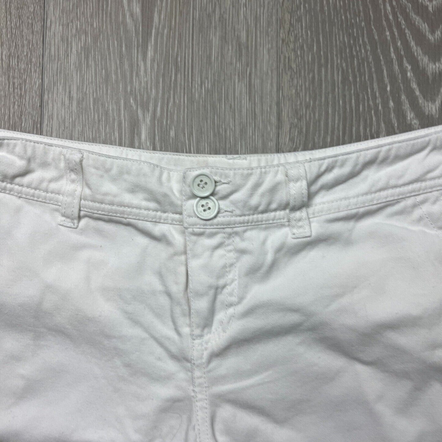 Billabong Womens White Y2K Mini Shorts Size 14