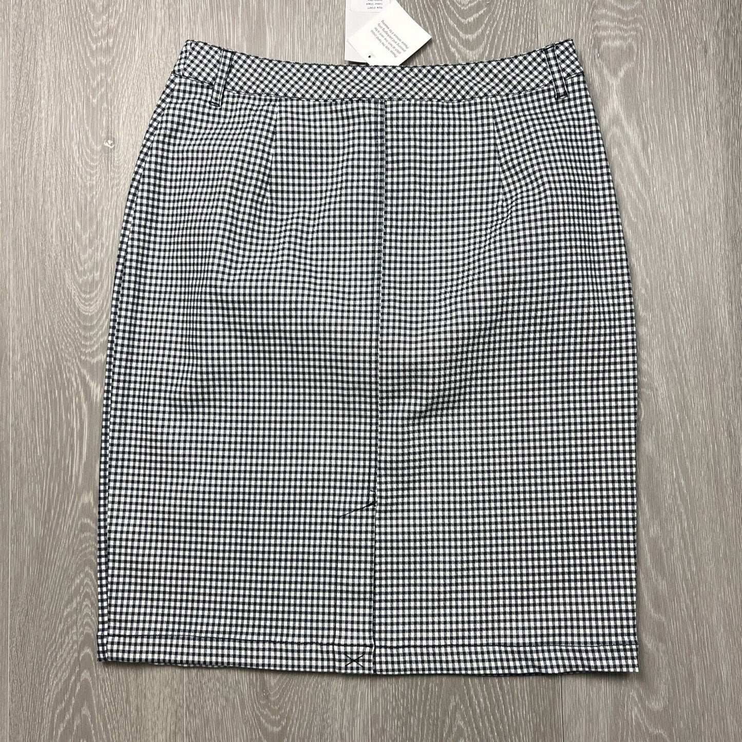 Euroedit Womens Checkered Pencil Skirt Size 40 (New)