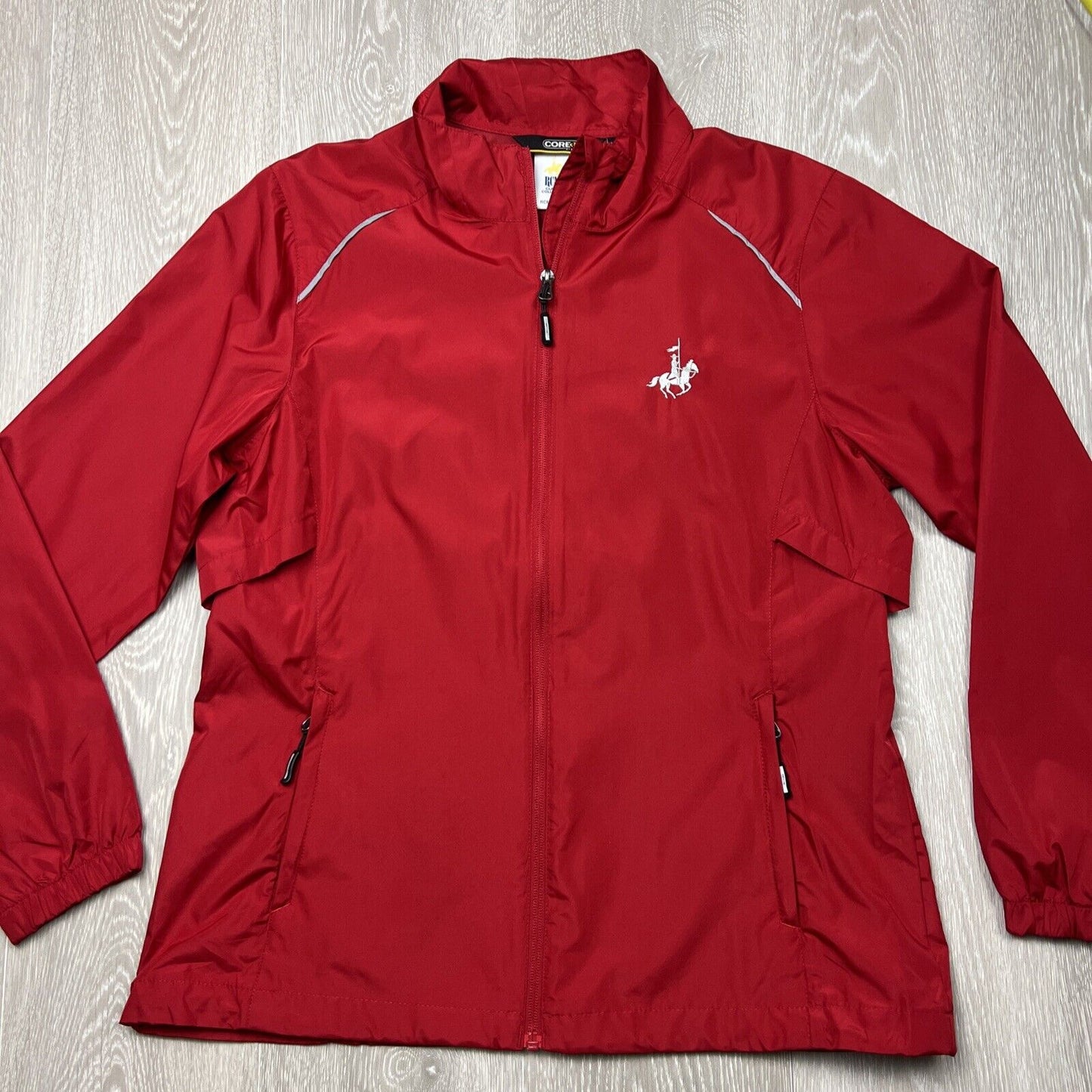 North End Core 365 Womens Red Full Zip Spray jacket Size Large