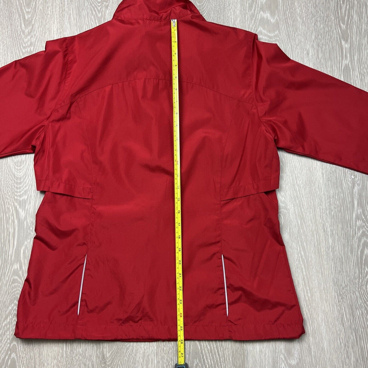 North End Core 365 Womens Red Full Zip Spray jacket Size Large