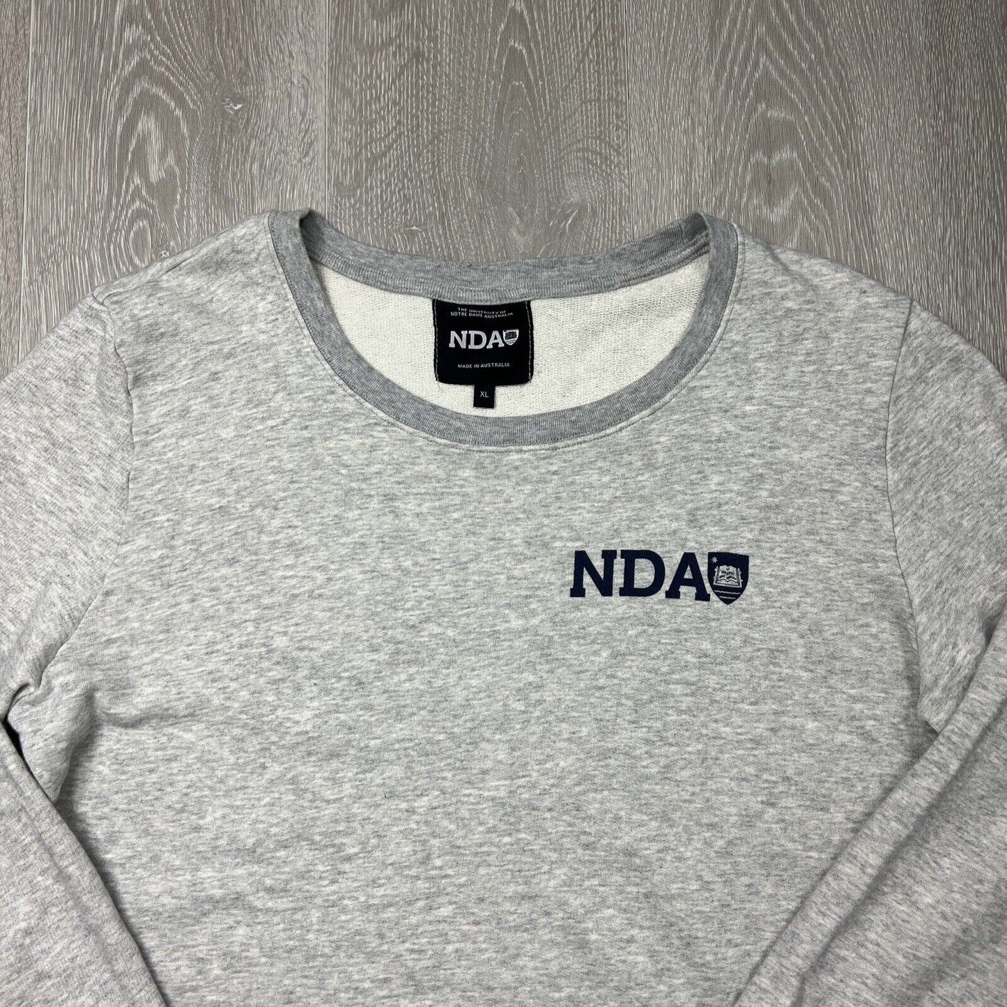 The University Of Notre Dame Australia Womens Grey Jumper Size XL