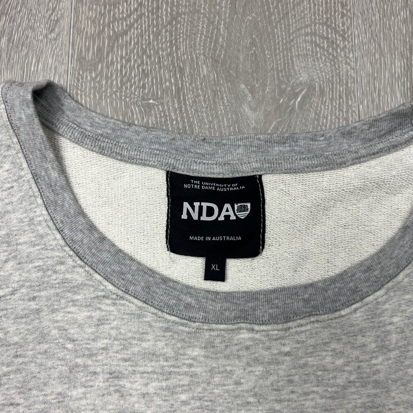 The University Of Notre Dame Australia Womens Grey Jumper Size XL