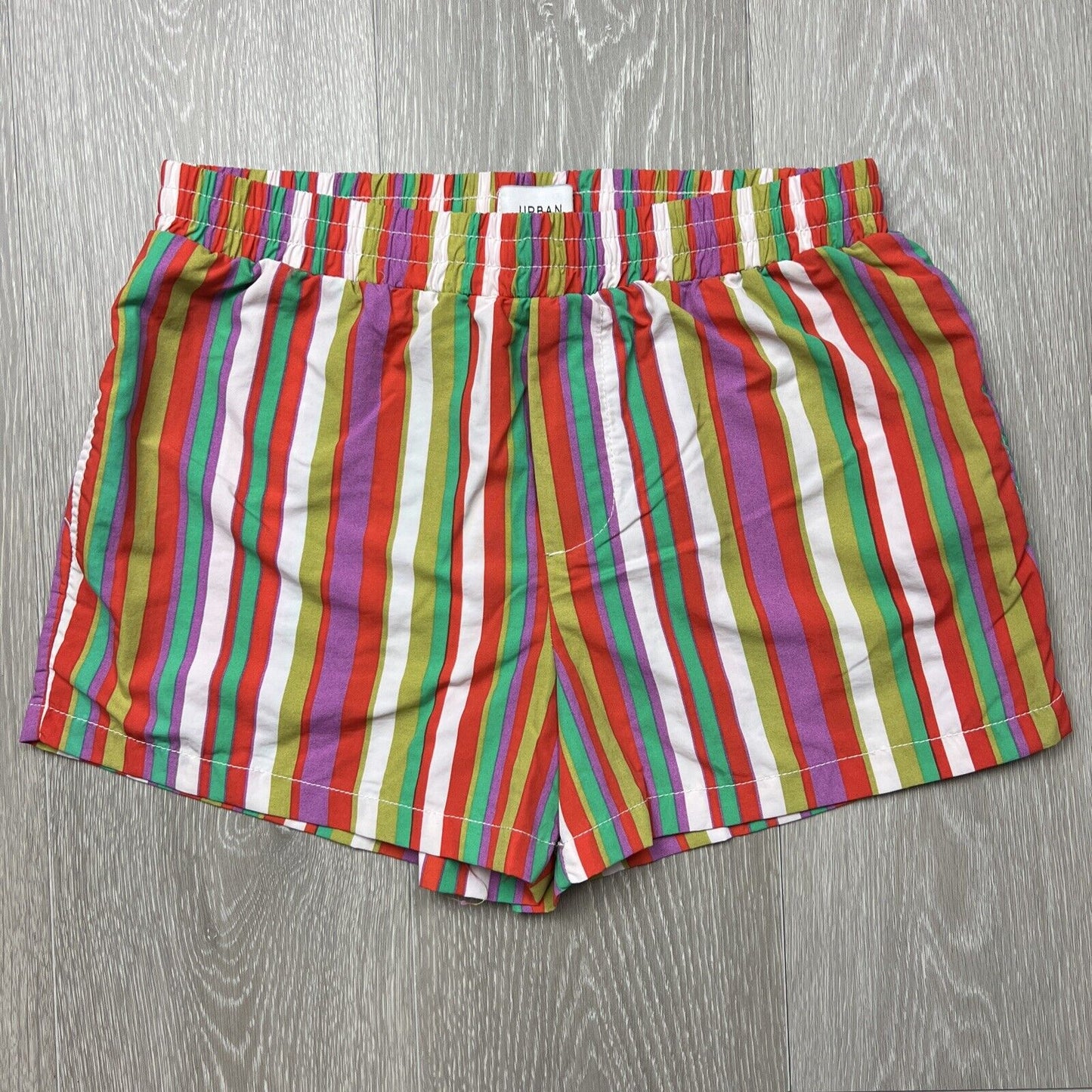 Urban Outfitter Womens Striped Swim Shorts Boardies Size Small