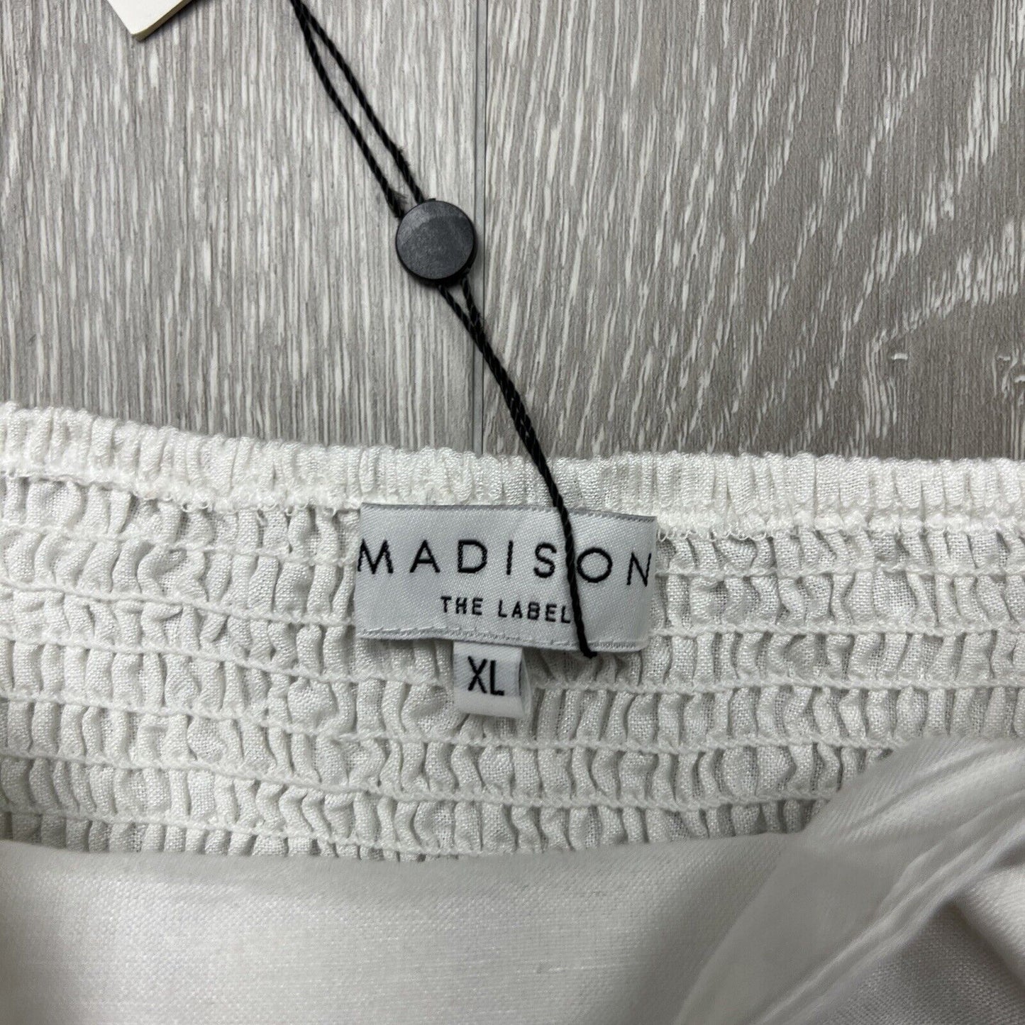 Madison The Label Womens White Cropped Tank Top Size XL (New)