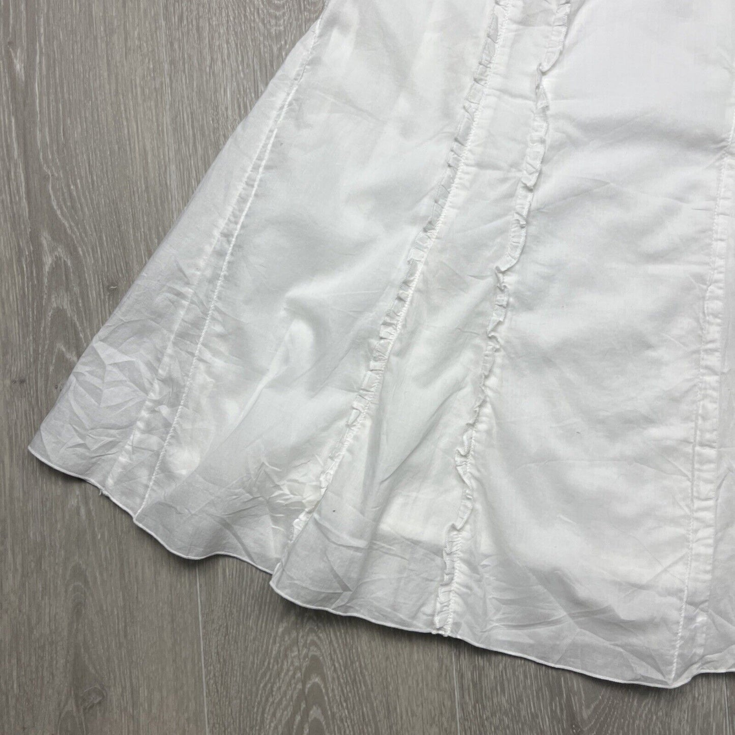 Equus Womens White A-Line Skirt Size 12