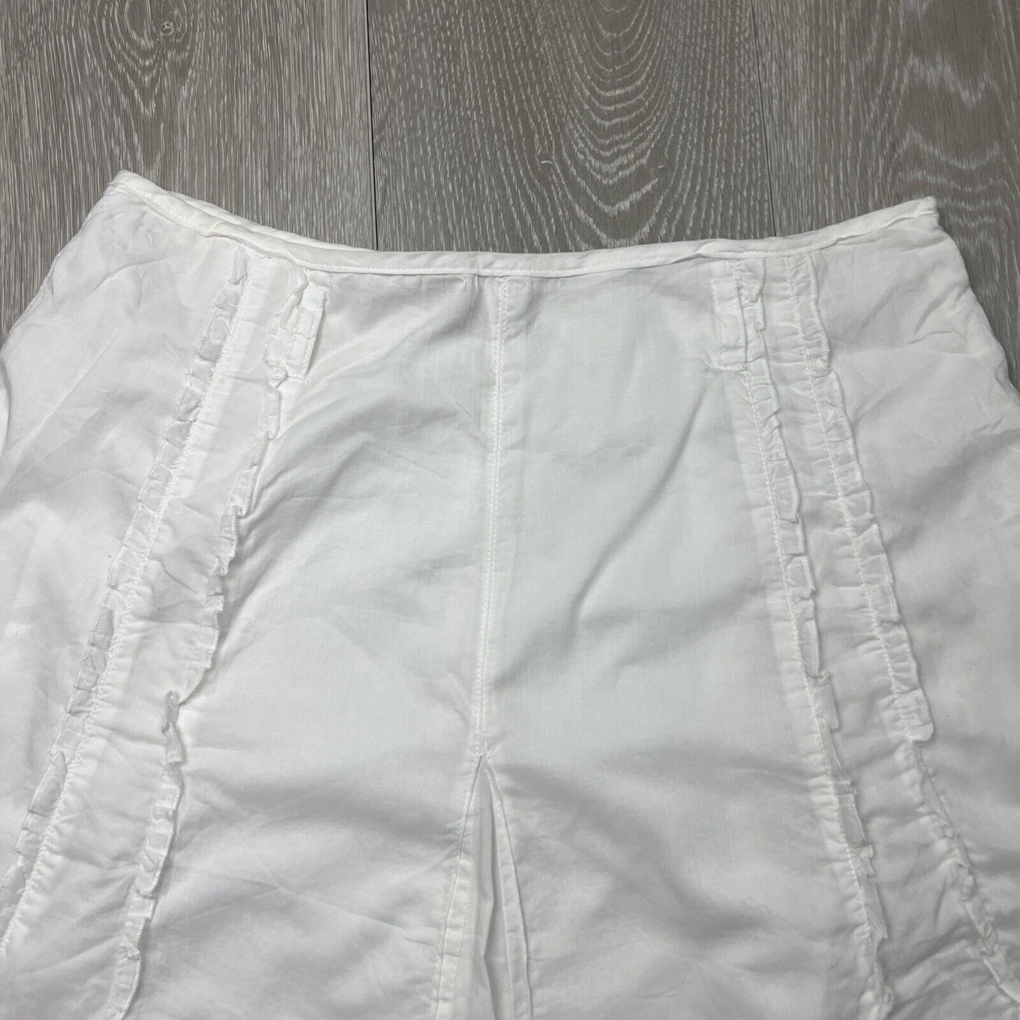 Equus Womens White A-Line Skirt Size 12