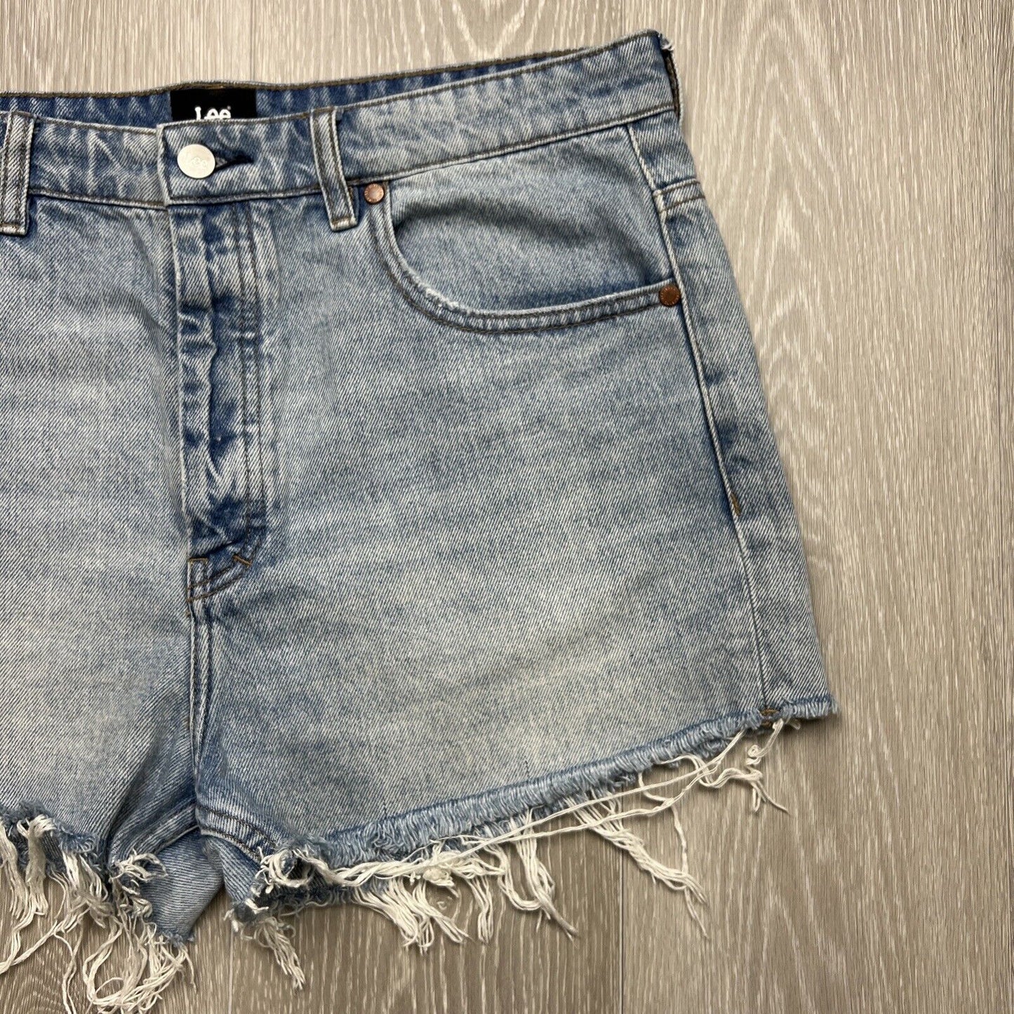 Lee Denim Riot Short Womens Cut Of Denim Shorts Size 10