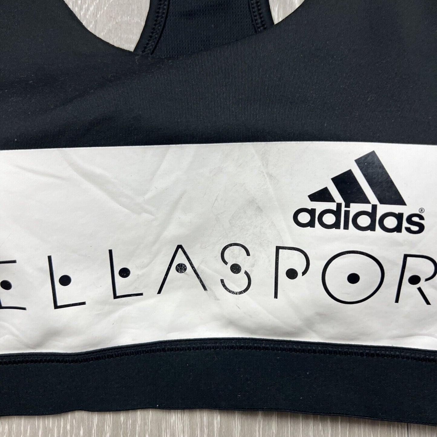 Adidas Stella Sport Womens Black Sports Bra Tank Top Size Large