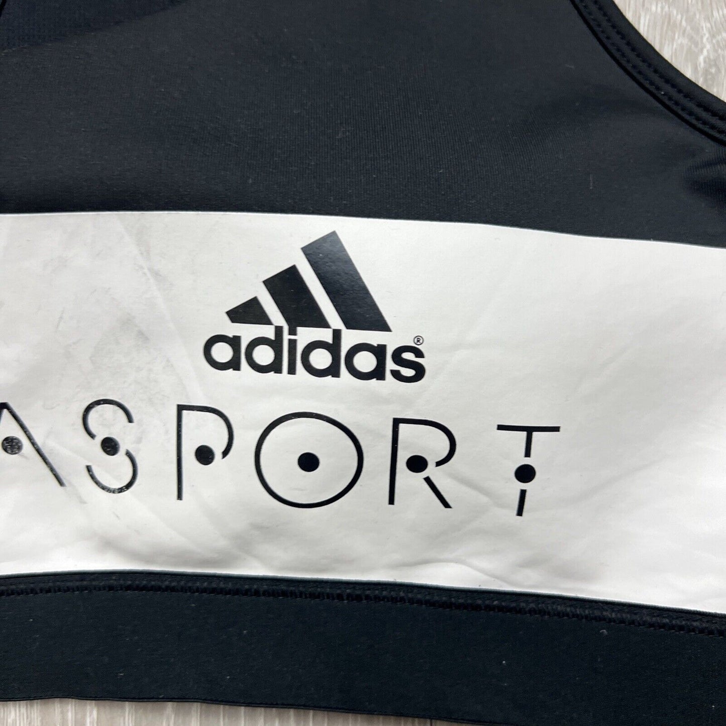 Adidas Stella Sport Womens Black Sports Bra Tank Top Size Large