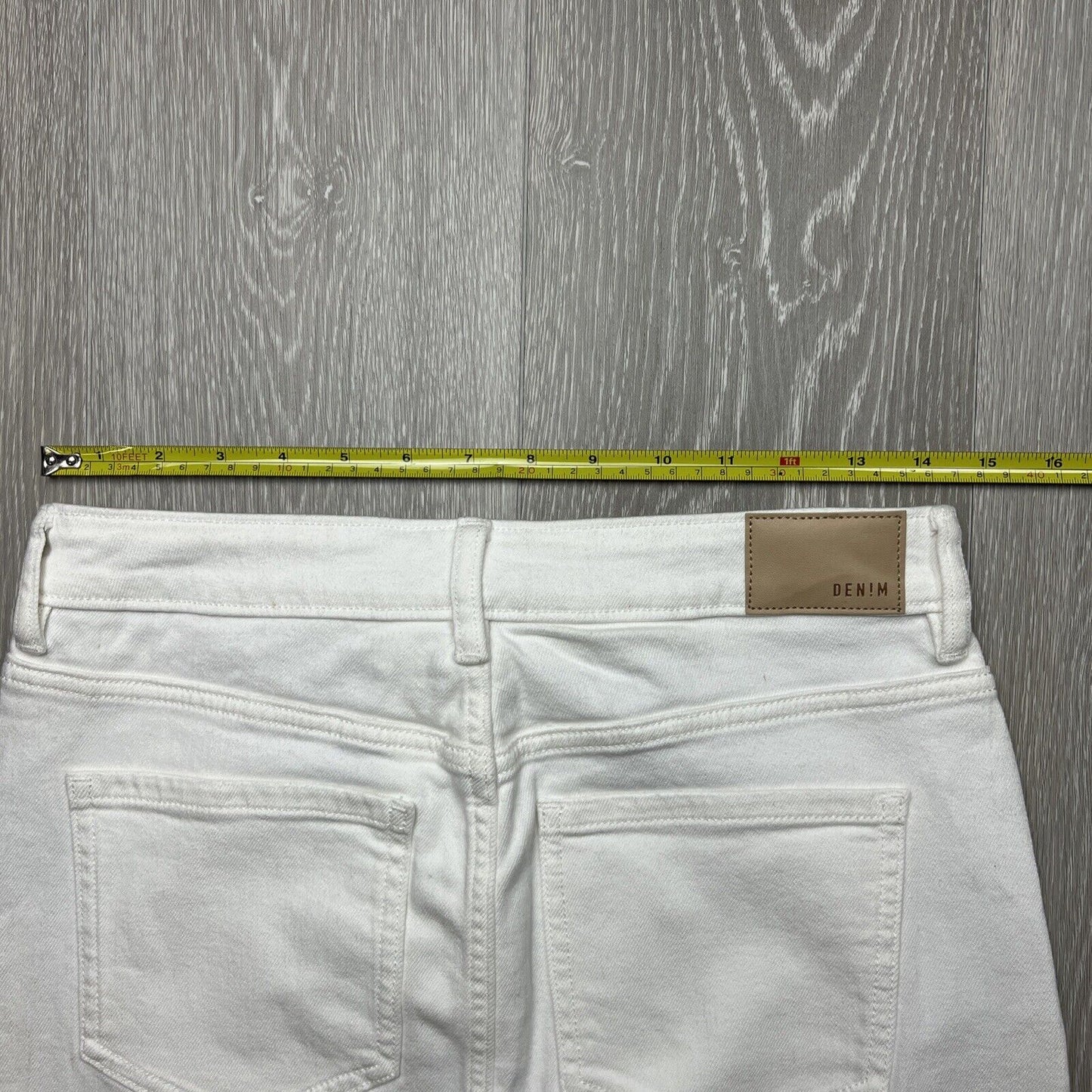 Target Womens Denim Classic White Denim Skirt Size 10 (New)