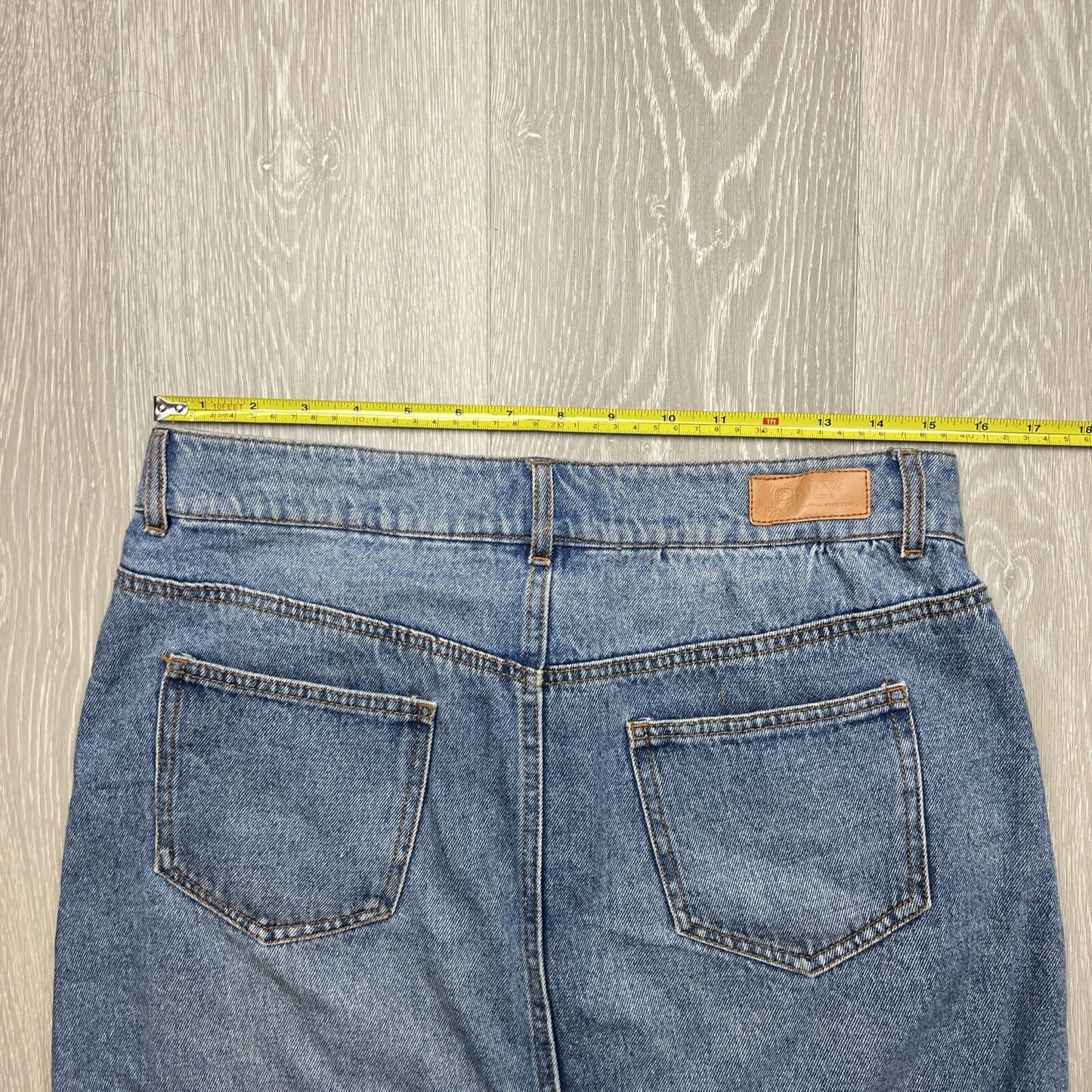 Only Denim Womens Blue Denim Skirt Size 38