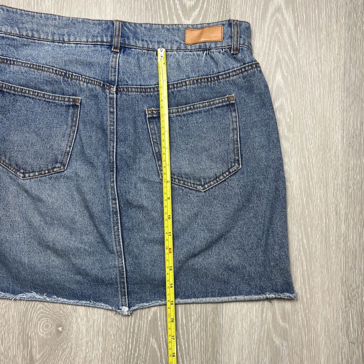 Only Denim Womens Blue Denim Skirt Size 38