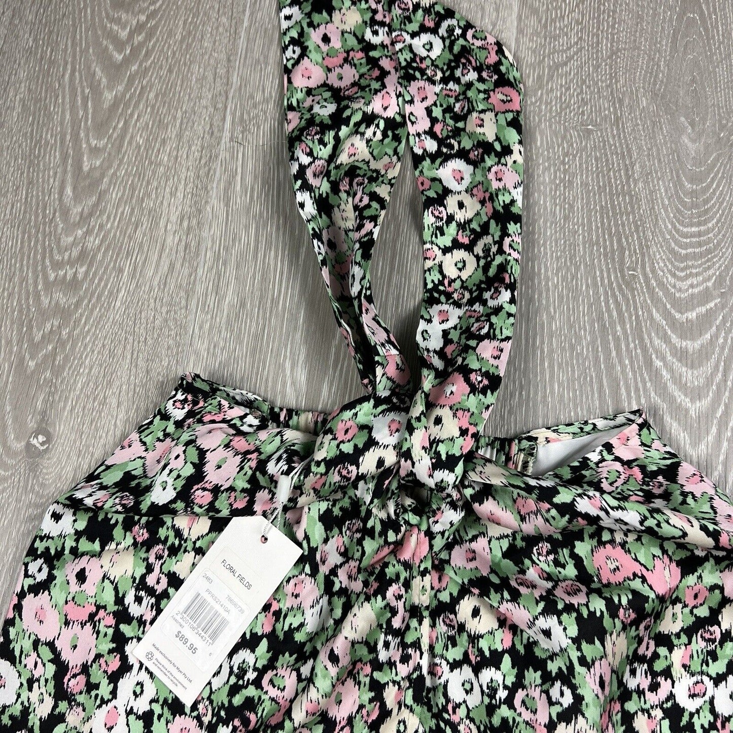 Piper Womens Floral Fields Front Tie Skirt Size 6 (New)