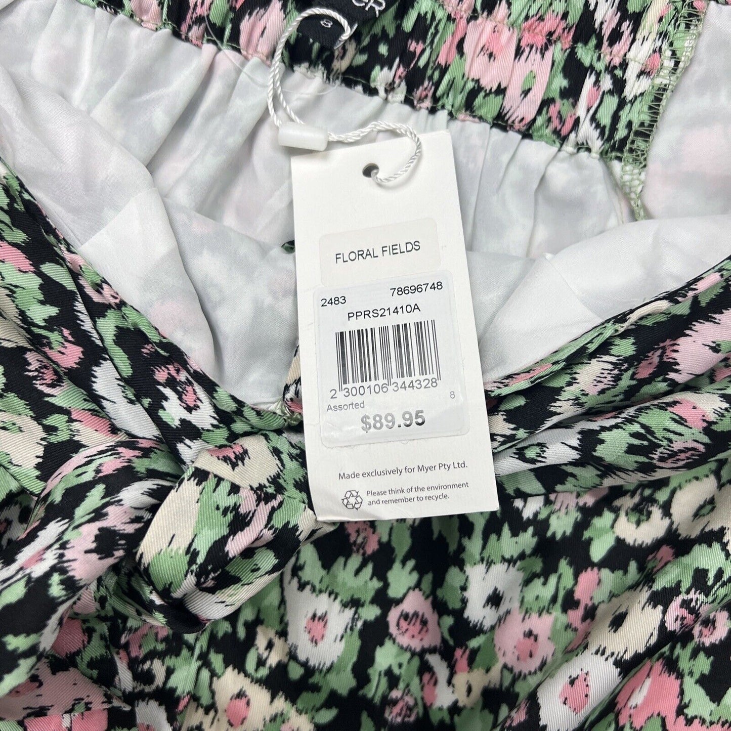 Piper Womens Skirt Floral Fields Size 8 (New)