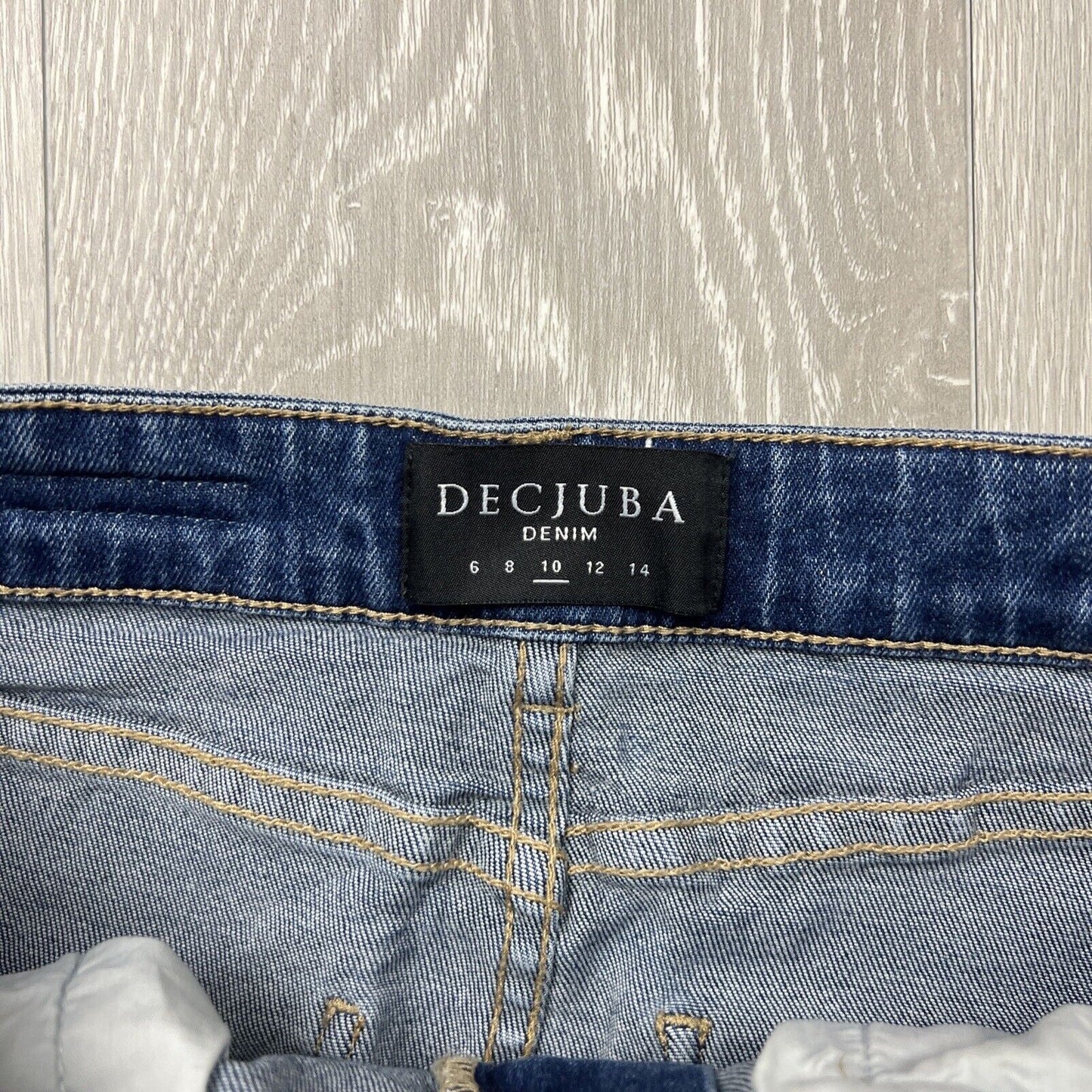 Decjuba Womens Denim Skirt Size 10