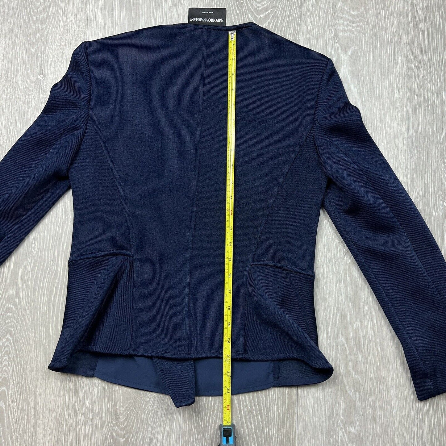 Emporio Armani Womens Navy Jacket Size 44