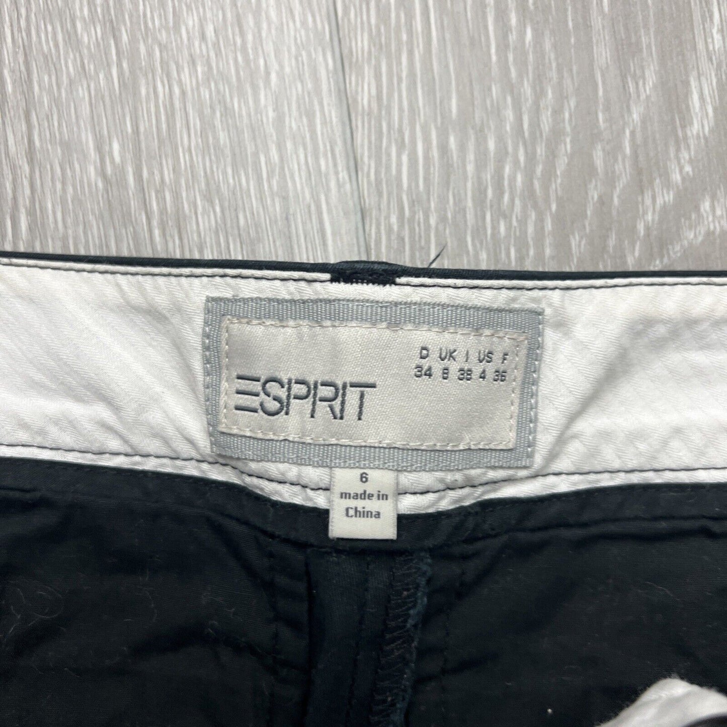 Esprit Womens Black Shorts Size 8 UK / US 4