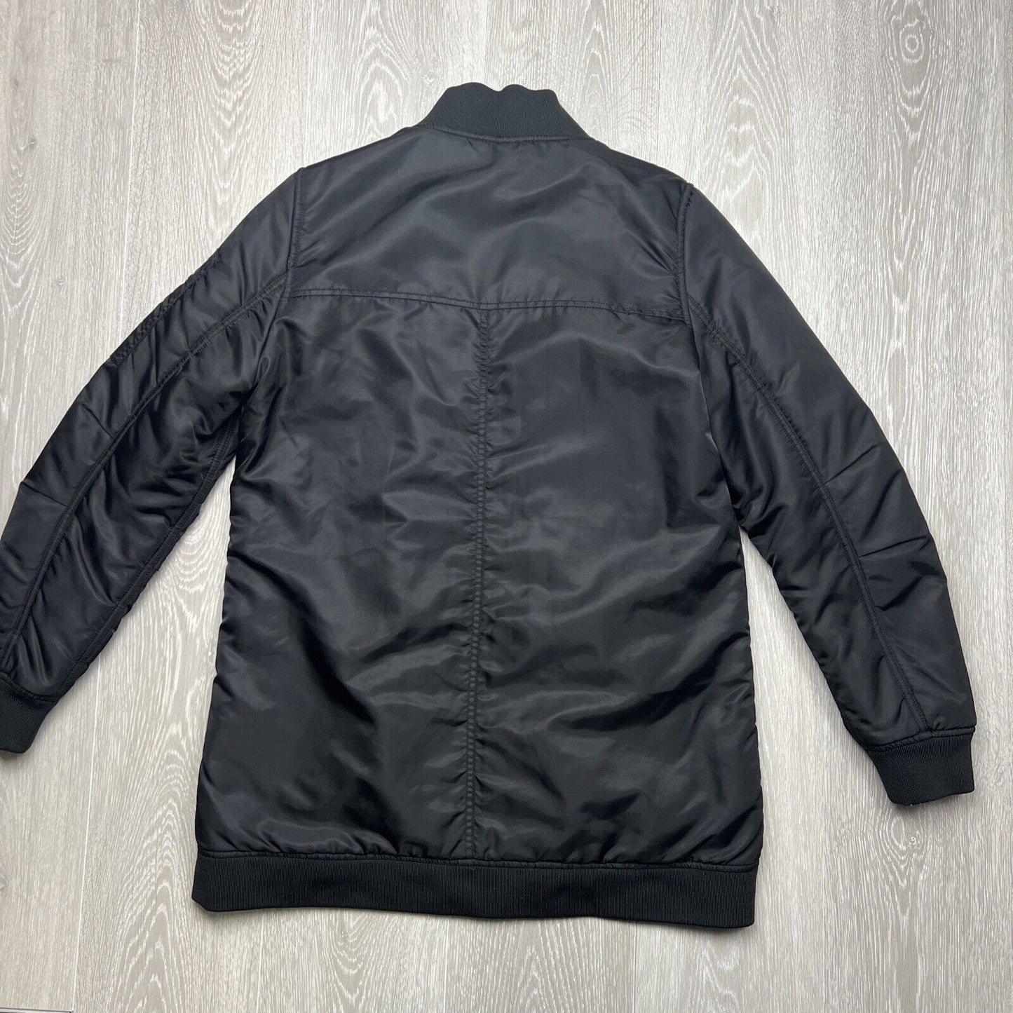 Stussy Womens Black Bomber Jacket Size 10