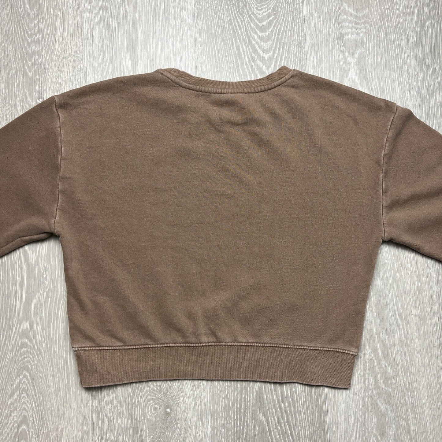 Gap Teen Girls Cropped MTV Brown Pullover Jumper Size 14-16 Years