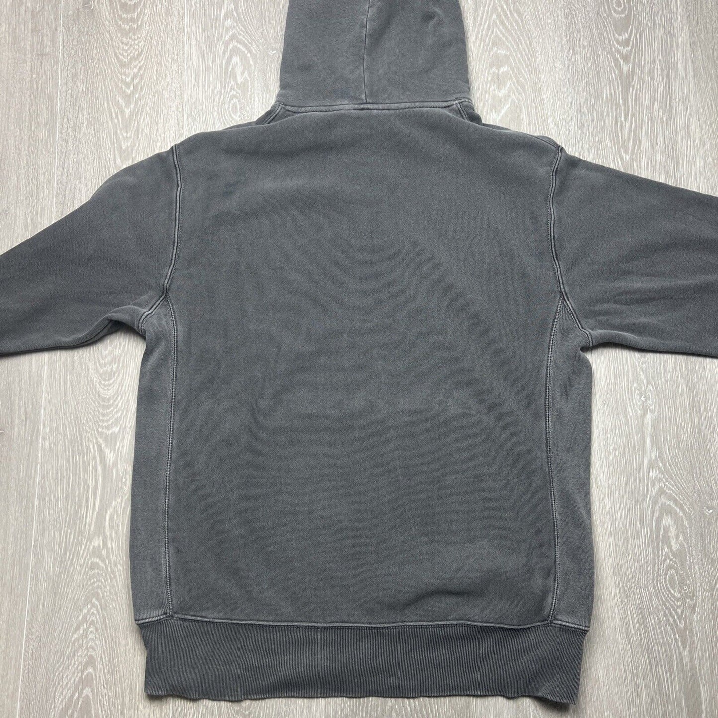 Champion Mens Pullover Charcoal Vintage Wash Hoodie Size Large