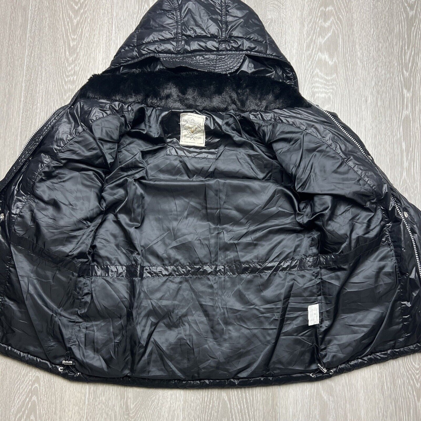 By London 13 Womens Hooded Puffer Jacket Size XS / S Approx