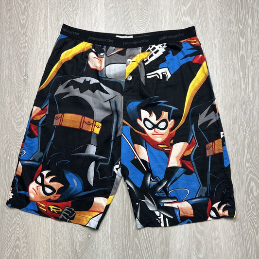 Peter Alexander 25 Years Batman Mens Sleep Shorts Size Large